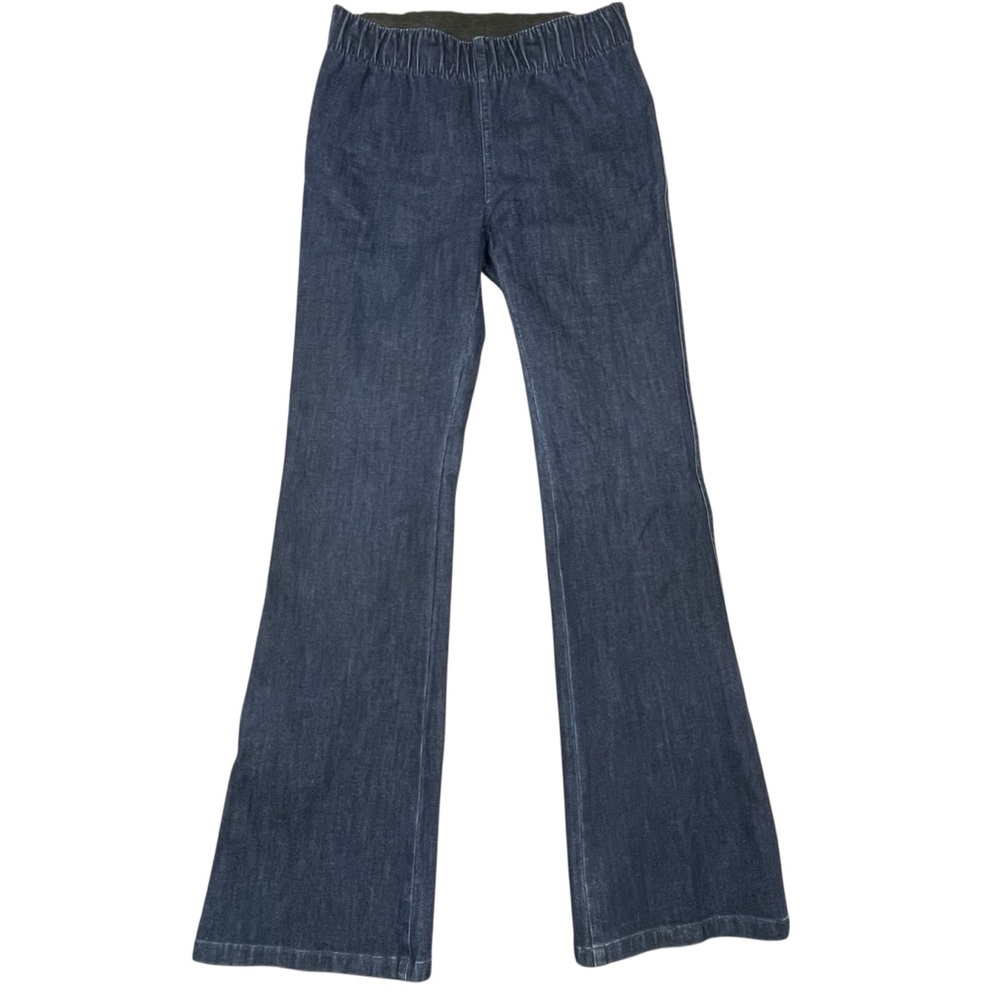 Soft Surroundings Pull On Elastic Waist Bootcut Office Every Day Casual Pant  XS